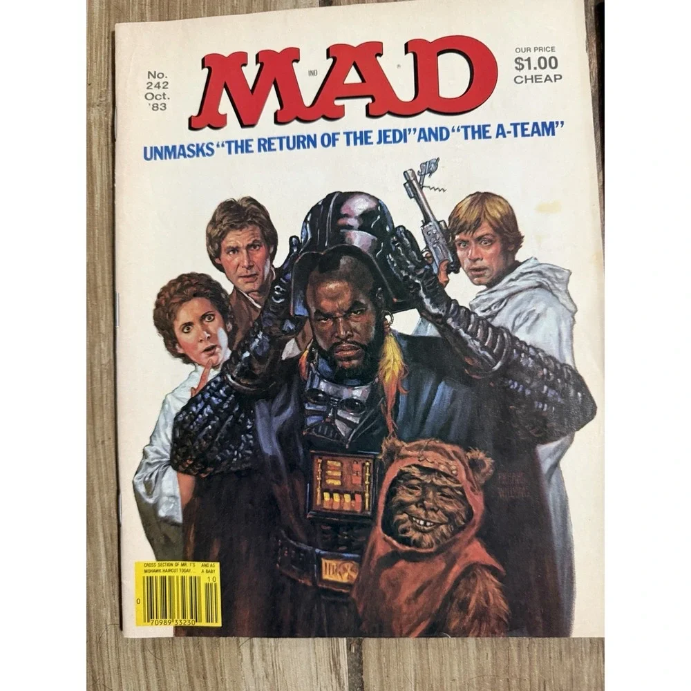 Vintage 1983 MAD Magazine Issues 242 & 243, Lot of 2 comic‎ books